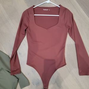 Abercrombie and Fitch long sleeve bodysuit size small
